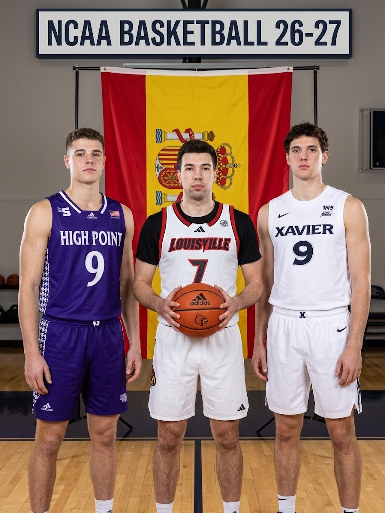 Españoles en la NCAA 2026/27: guía de la temporada